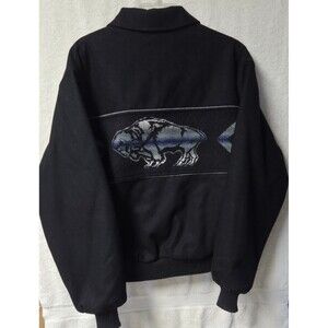 VTG Pendleton High Grade Western Wear Buffalo Blanket Jacket Mens M Made in USA